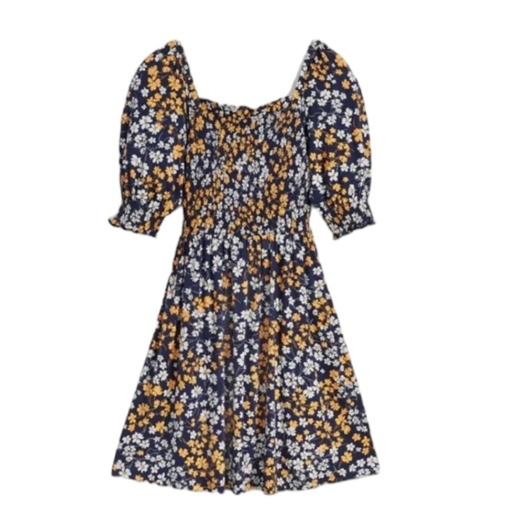 Draper James Jo Dee  smocked dress in Magnolia knee length women’s large